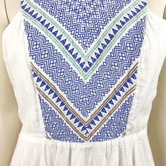 Flying Tomato Women's Embroidered Aztec Sun Dress - Picture 6 of 6